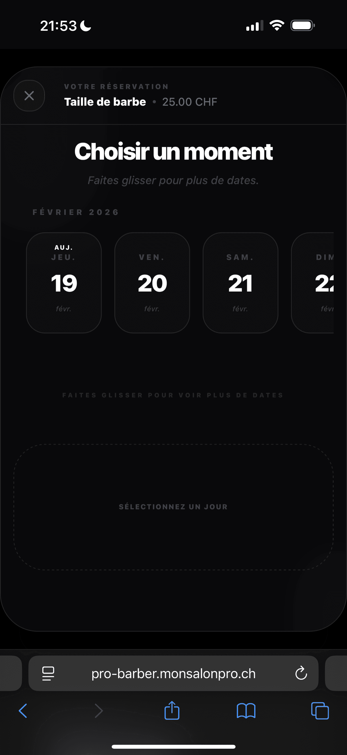 Réservation en ligne 24h/24